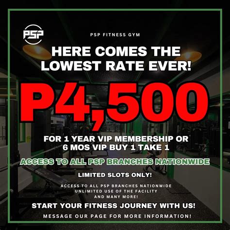 PSP Fitness Gym Nationwide .